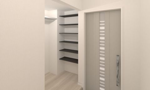 玄関イメージパース