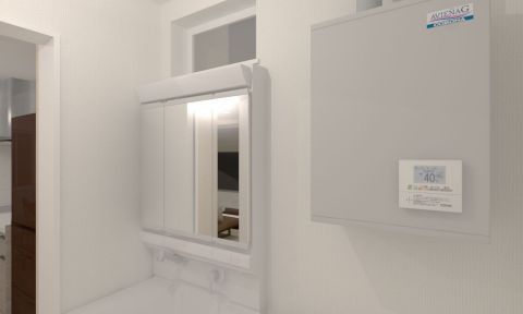 洗面化粧台イメージパース