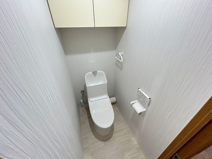 トイレも安心の新品交換済み。