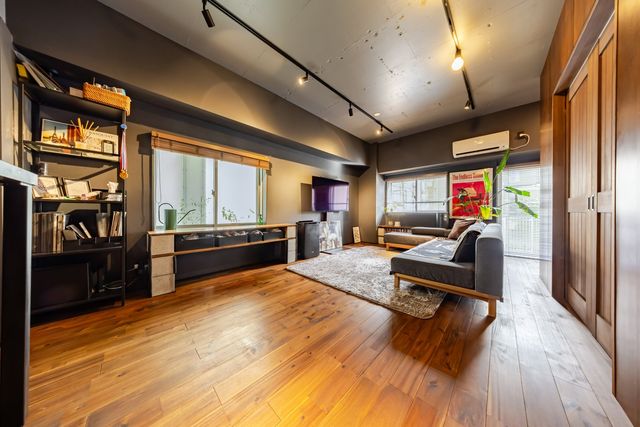 【LDK】約16.9帖リノベ不動産がリノベしたシームレスなLDK