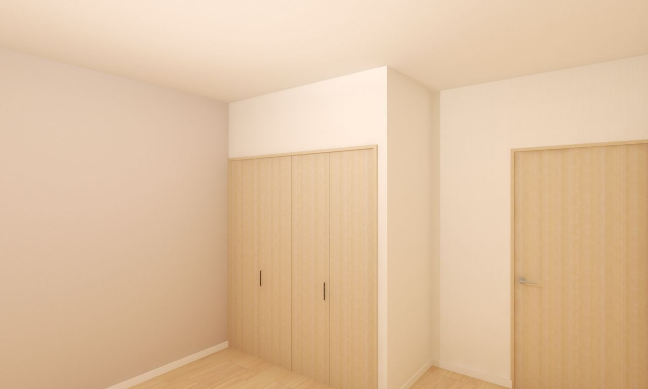 収納も完備！家族の衣類もたっぷり入ります！