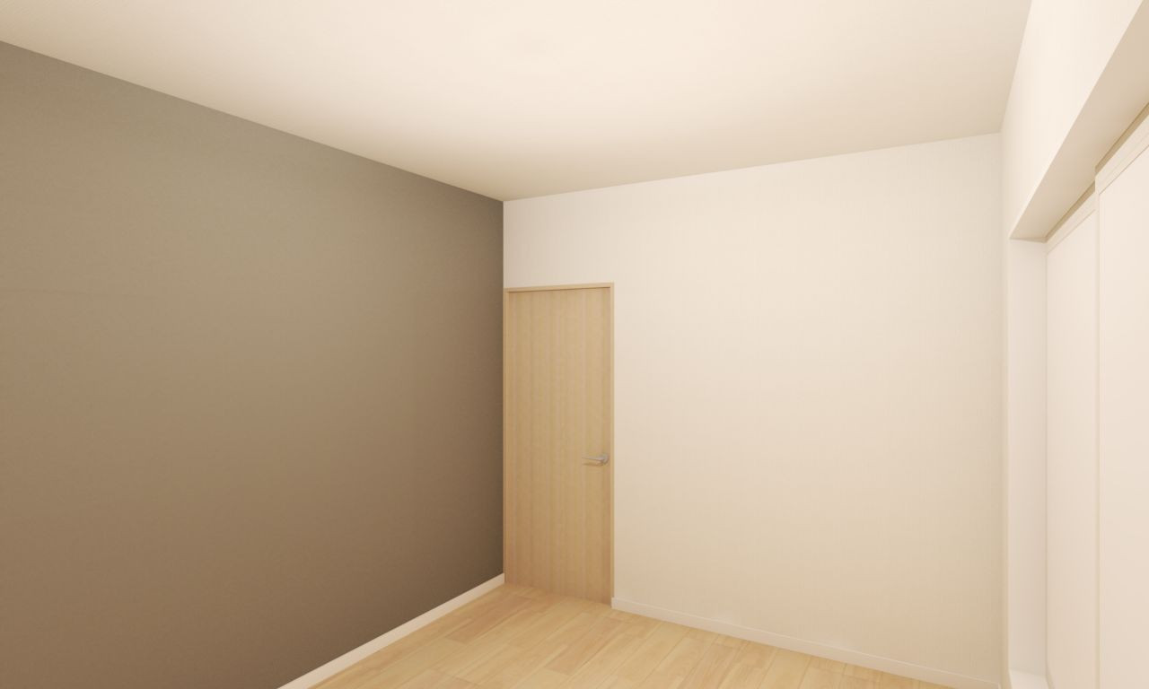 収納がないお部屋ですが、プラスオプションで収納を設けることも可能です！