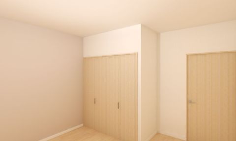 収納も完備！家族の衣類もたっぷり入ります！