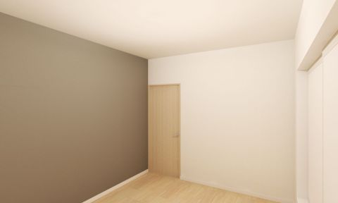 収納がないお部屋ですが、プラスオプションで収納を設けることも可能です！