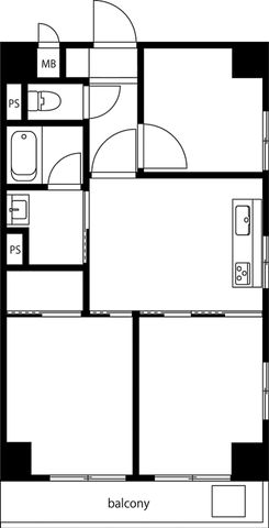 【現況間取図】3DK