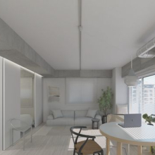 【LDK】約13.4帖※画像はPLAN1の完成予想図です。※物件価格とは別にリノベーション費用がかかります。※配置