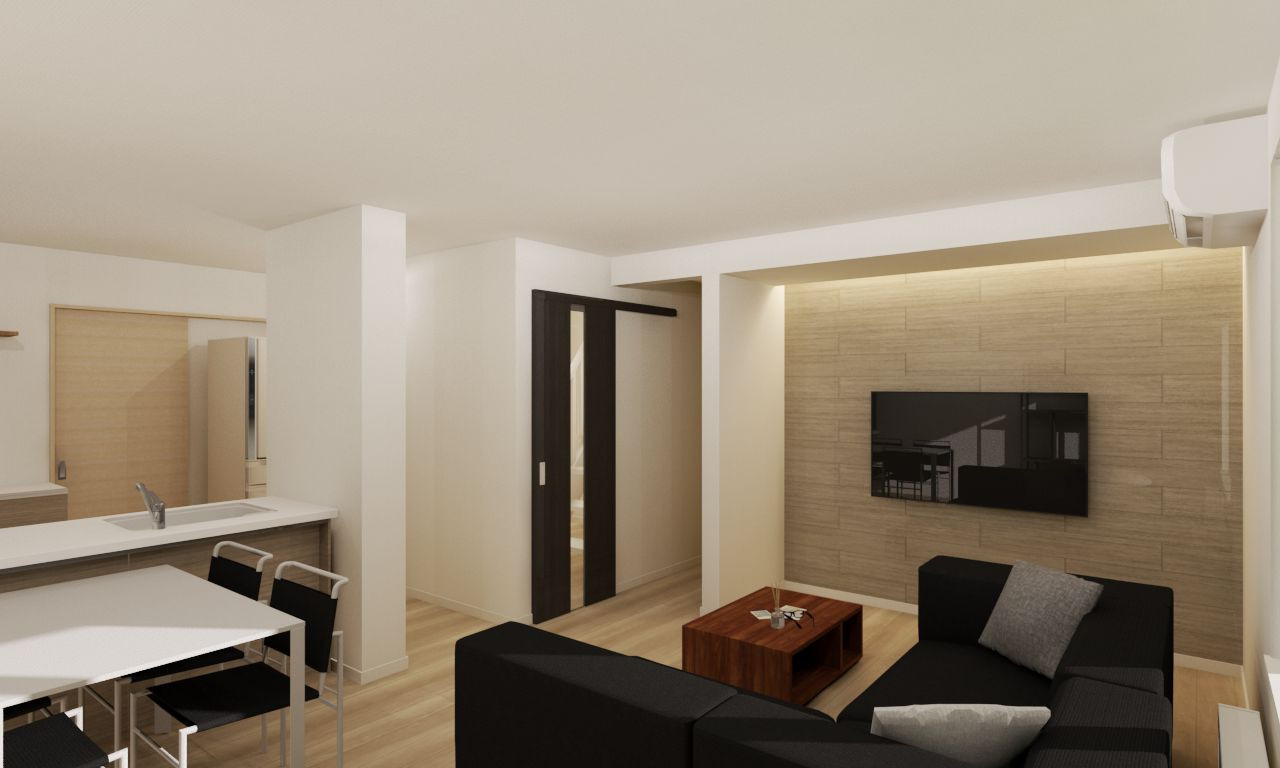 リビングイメージパース