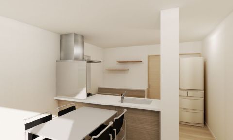 ダイニングイメージパース