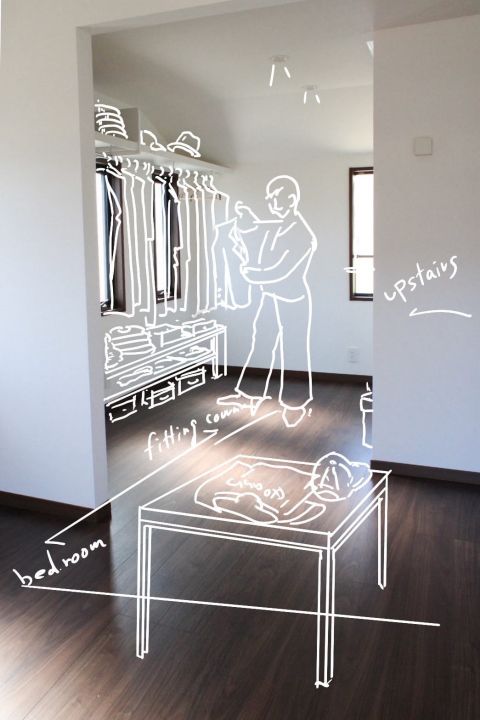 イラストは、この家での暮らしをイメージしたものです。家具・小物などは販売価格に含まれません。