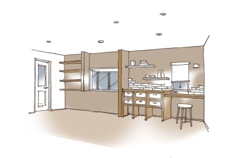 完成後のイメージです。