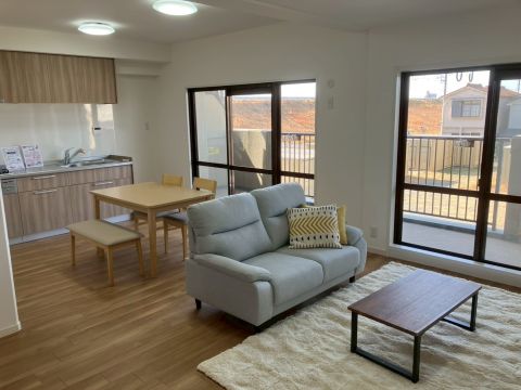 南向きの明るいLDK