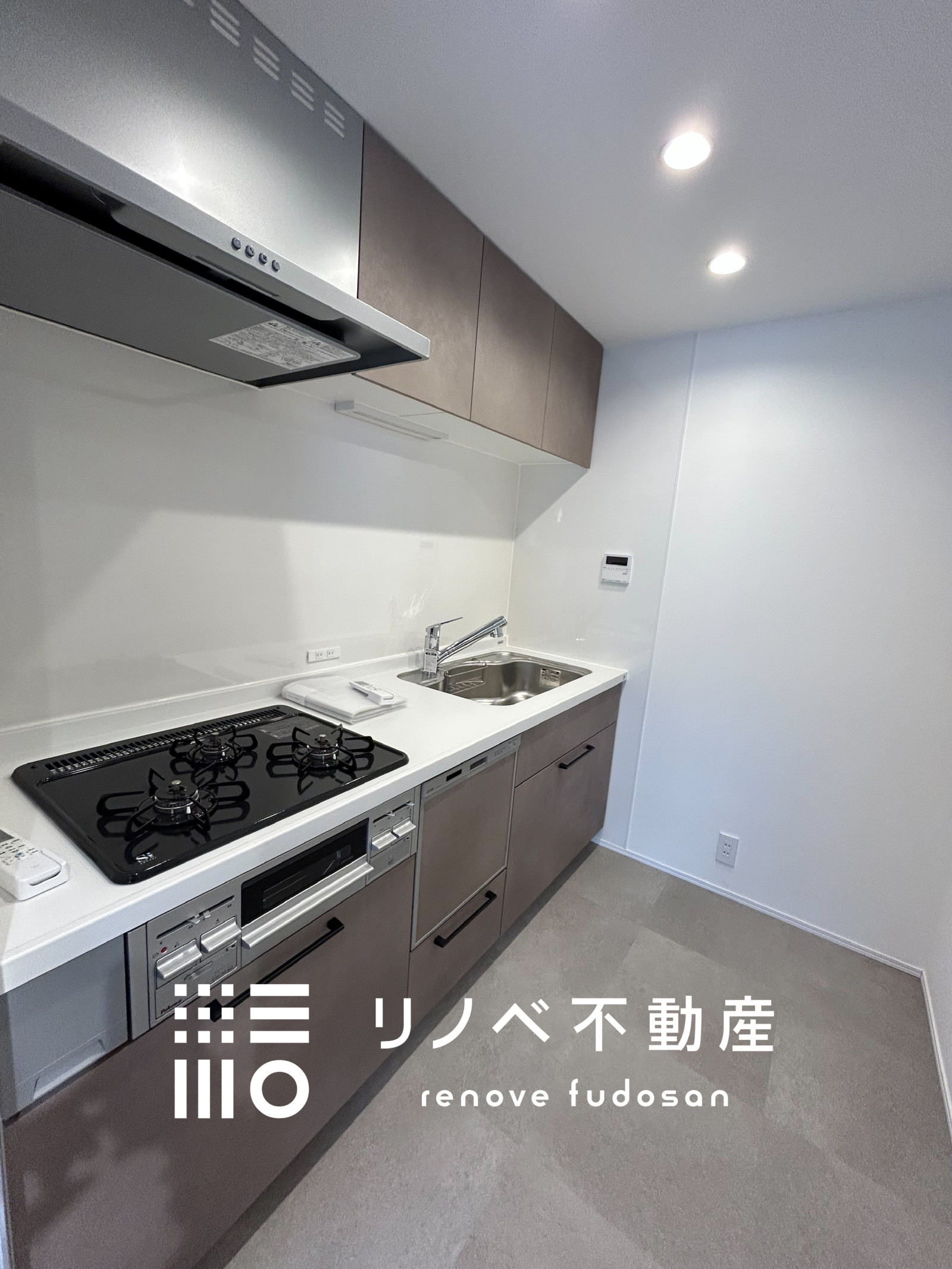 新規入れ替え済みのきれいなキッチン♪食洗器付きで家事の時短に