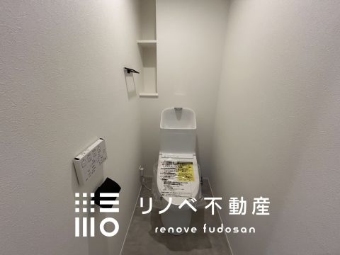 新品トイレで快適空間