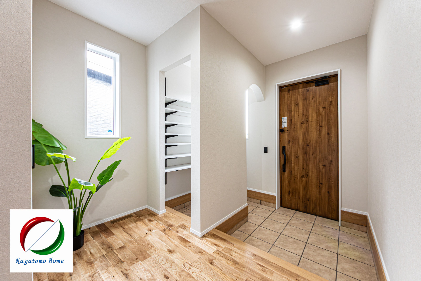 ゲストを優しく迎える玄関