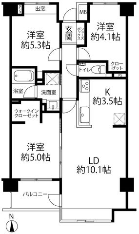 【間取図】