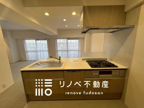 食洗機搭載の使い勝手の良いカウンターキッチン