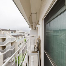 【バルコニー】洗濯物を干すことができます