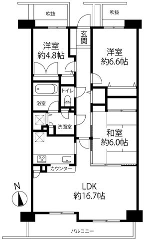 【間取図】