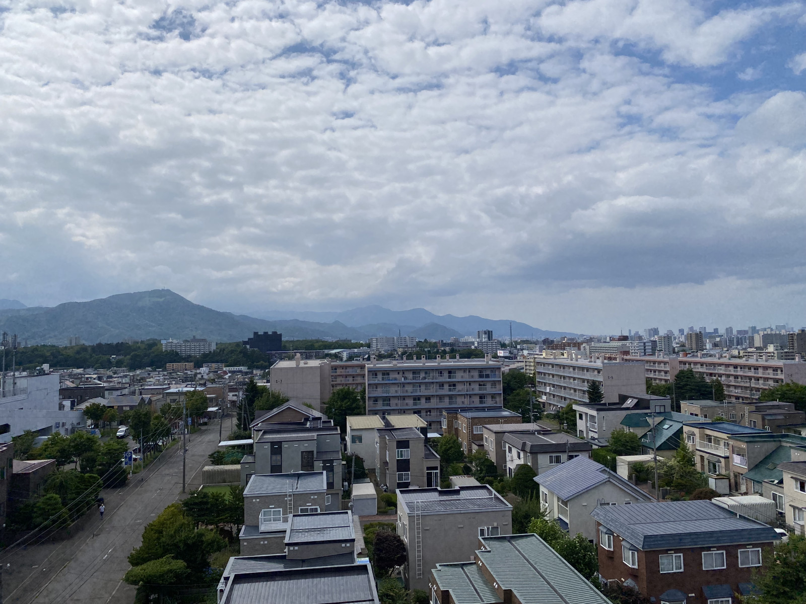 バルコニーからの眺望東側