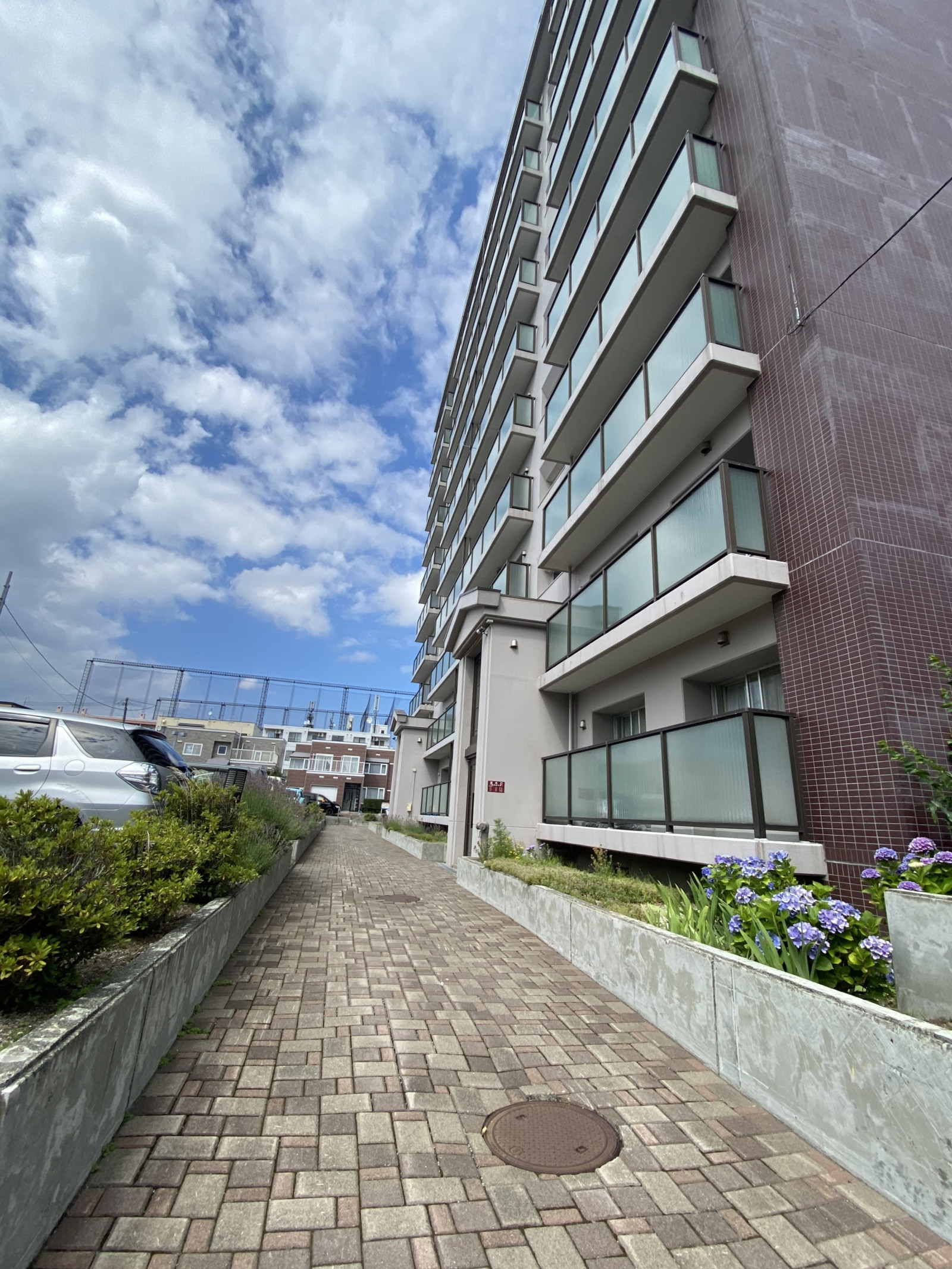 玄関前通路