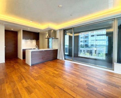 【リビング】1フロア1住戸のプレミアム設計+麻布台ヒルズ目の前のお部屋