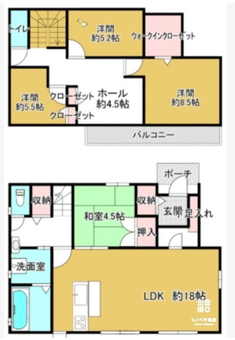 夫婦それぞれの個室や、子供2人に1部屋ずつなど、プライベートを守れます。