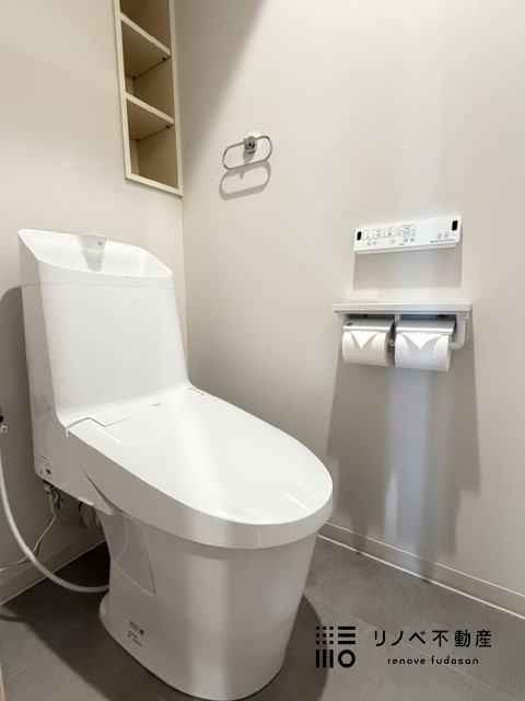 トイレも最新式の掃除のしやすい超節水トイレに取り替えます！※写真は施工イメージです。
