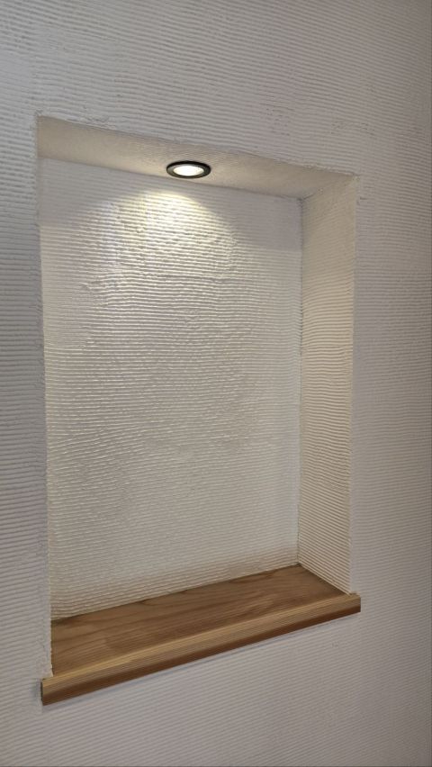 職人の技が光る意匠を凝らした造作が施されています。ちょっとした飾り棚としても楽しめる、こだわりのポイントです。